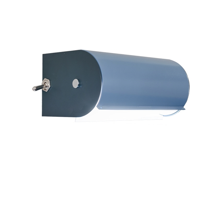 Applique Cylindrique Petite væglampe, grå/lyseblå